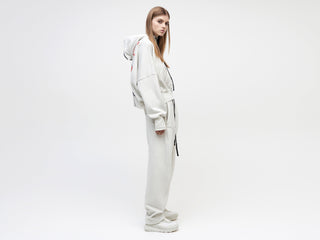 Ria Cropped Hoodie BVBA Antwerp - Vaporous Grey