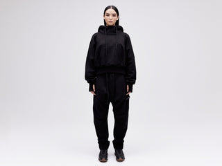 Cropped Hoodie - Black