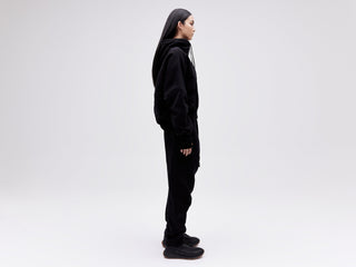 Cropped Hoodie - Black