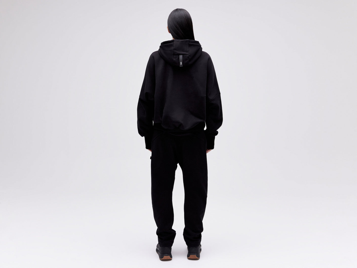 Cropped Hoodie - Black