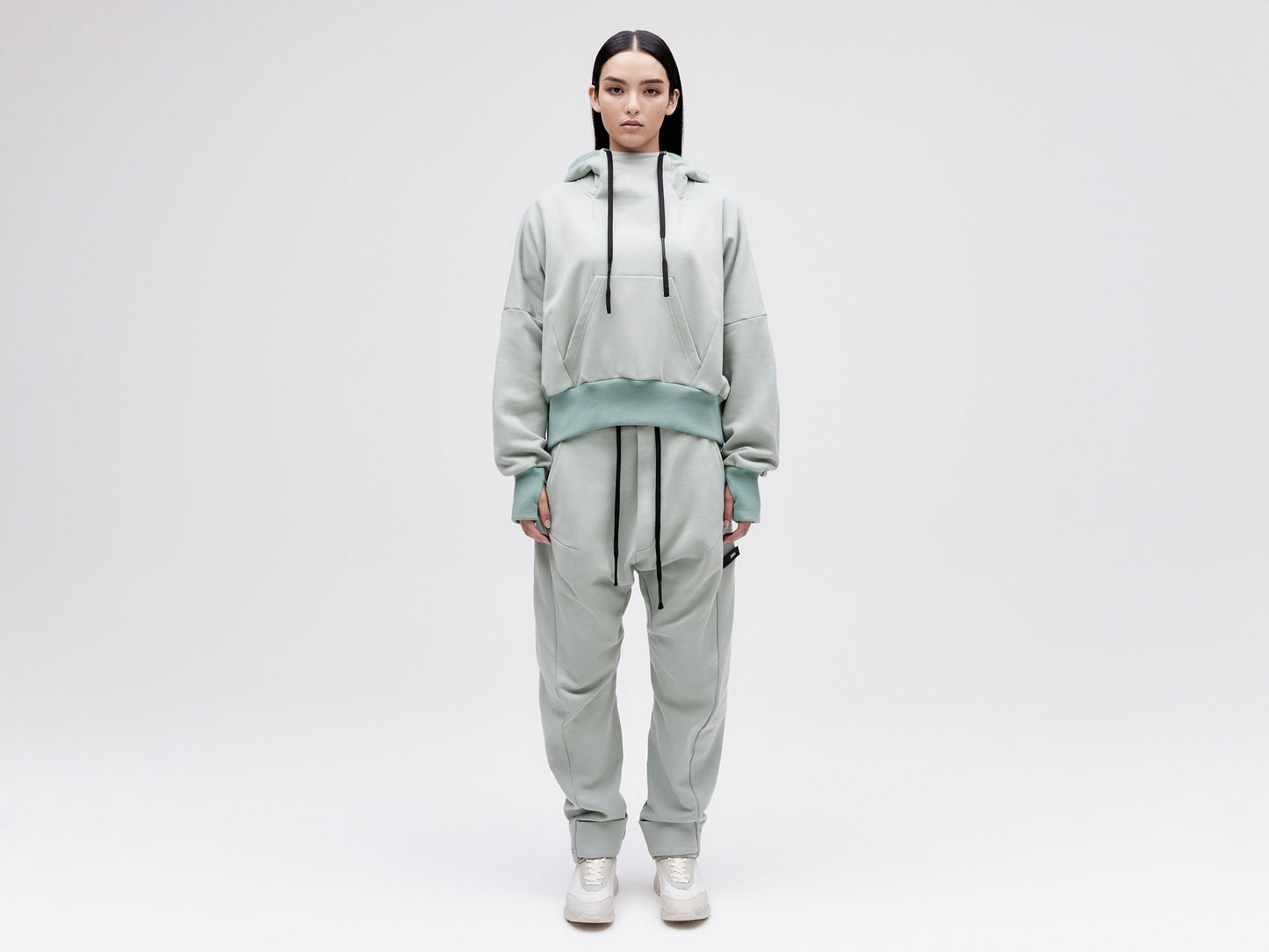 Cropped Hoodie - Jade