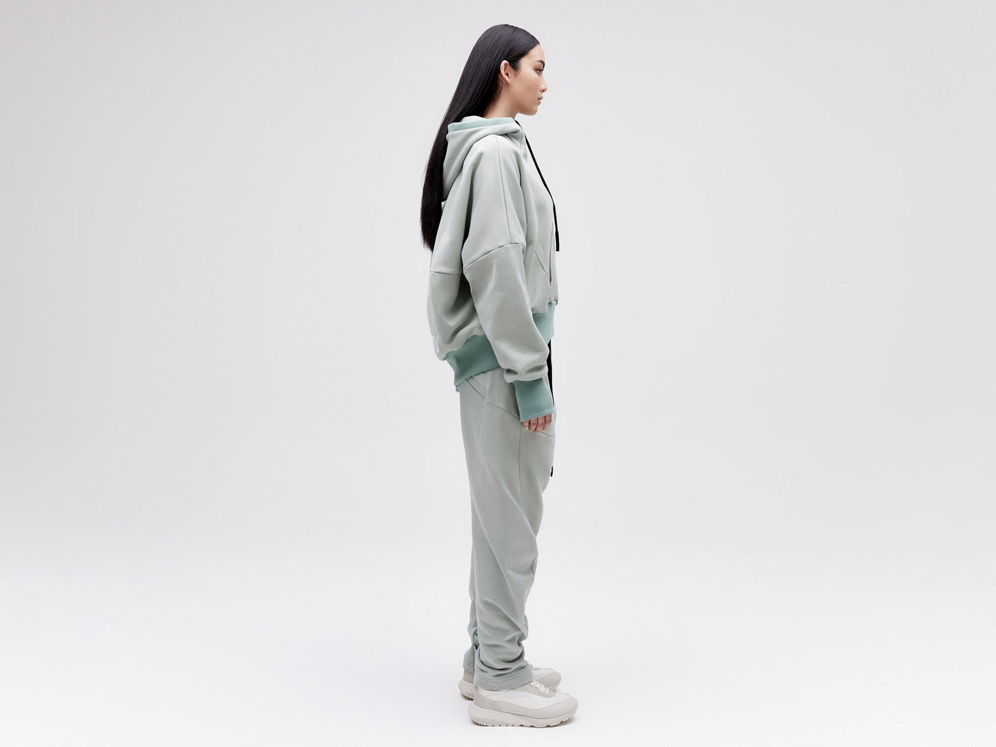 Cropped Hoodie - Jade