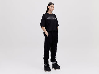 Cropped Tee - Black