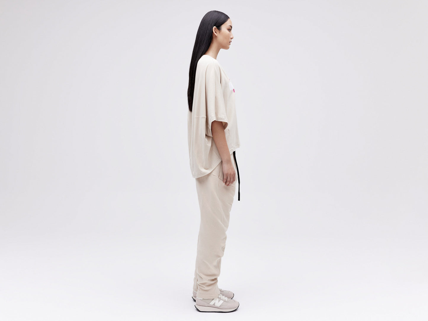 Cropped Tee - Fog