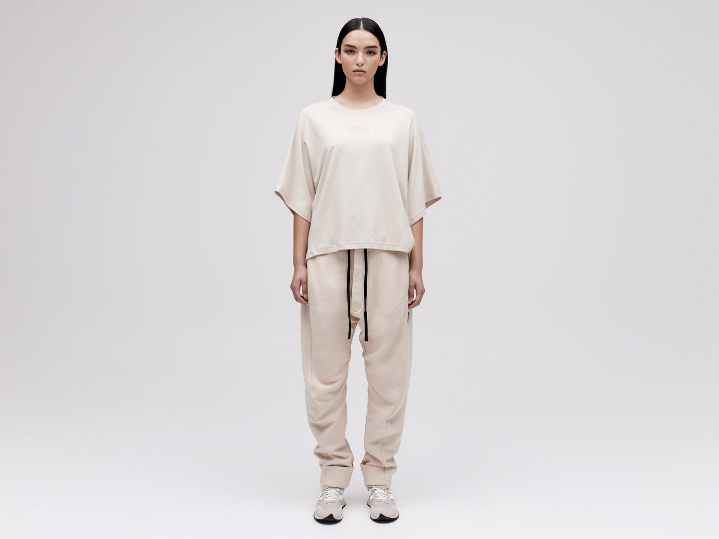 Cropped Tee - Fog