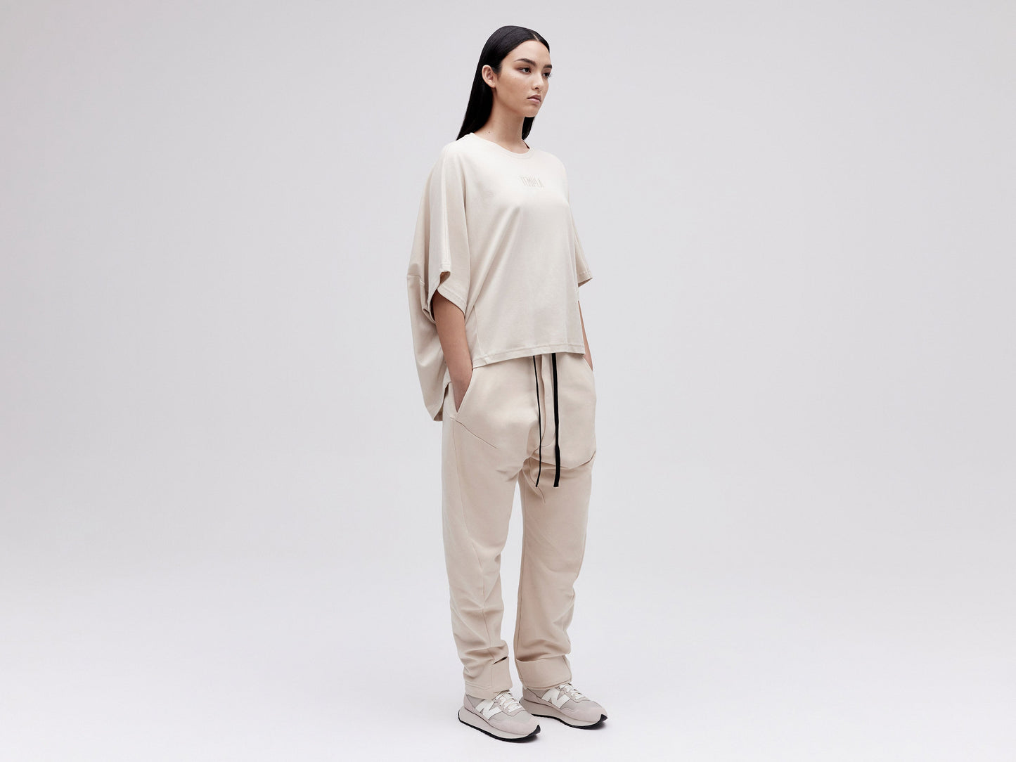 Cropped Tee - Fog
