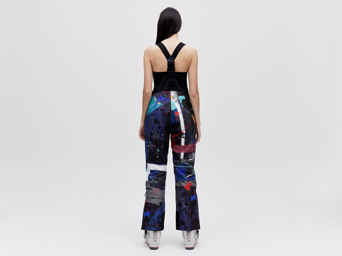 Wadded Salopette - Dark Splatter