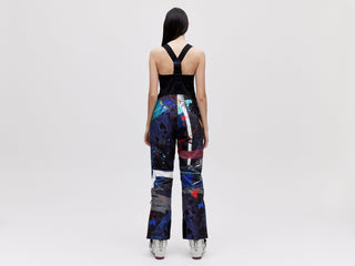 Wadded Salopette - Dark Splatter