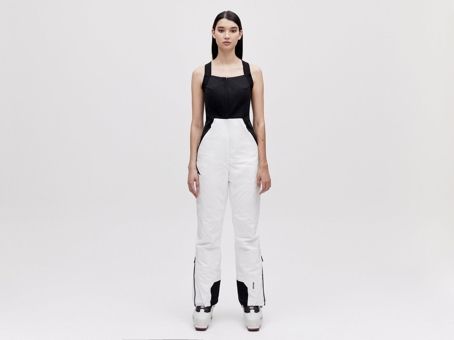 Wadded Salopette - White