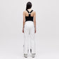 Wadded Salopette - White