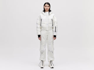 Cropped Down Jacket - Light Pixel