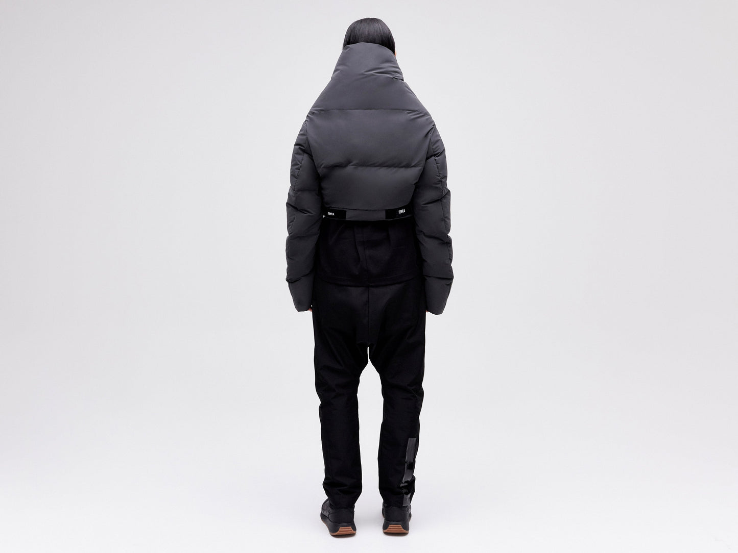 Wrap Down Jacket - Reflective Black