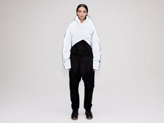 Wrap Down Jacket - Reflective Blue