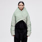 Wrap Down Jacket - Reflective Jade