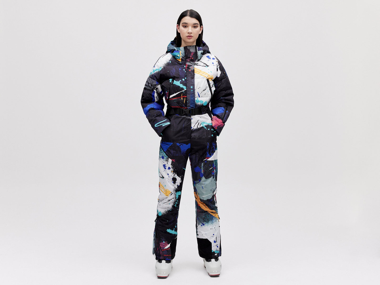 Ski Suit - Dark Splatter
