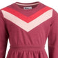 Vestido de moletom Chevron para meninas Epic Threads, tamanho 3T, vermelho