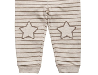 Calça jogger listrada com estampa de estrela First Impressions para meninos, tamanho 3T