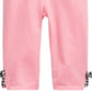 Leggings com laço xadrez para meninas First Impressions, rosa, tamanho 2T