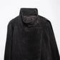 Women's Textured Black Suede Moto Biker Jacket