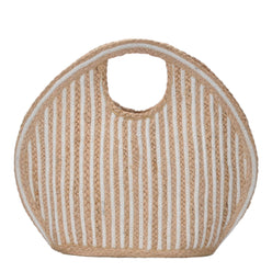 Ruhi Jute & Canvas Tote Bag