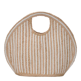 Ruhi Jute & Canvas Tote Bag