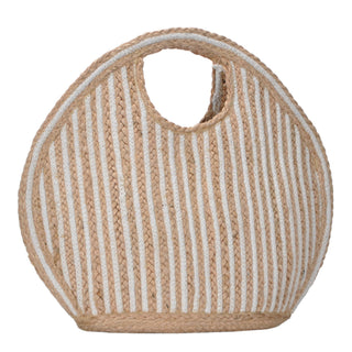 Ruhi Jute & Canvas Tote Bag
