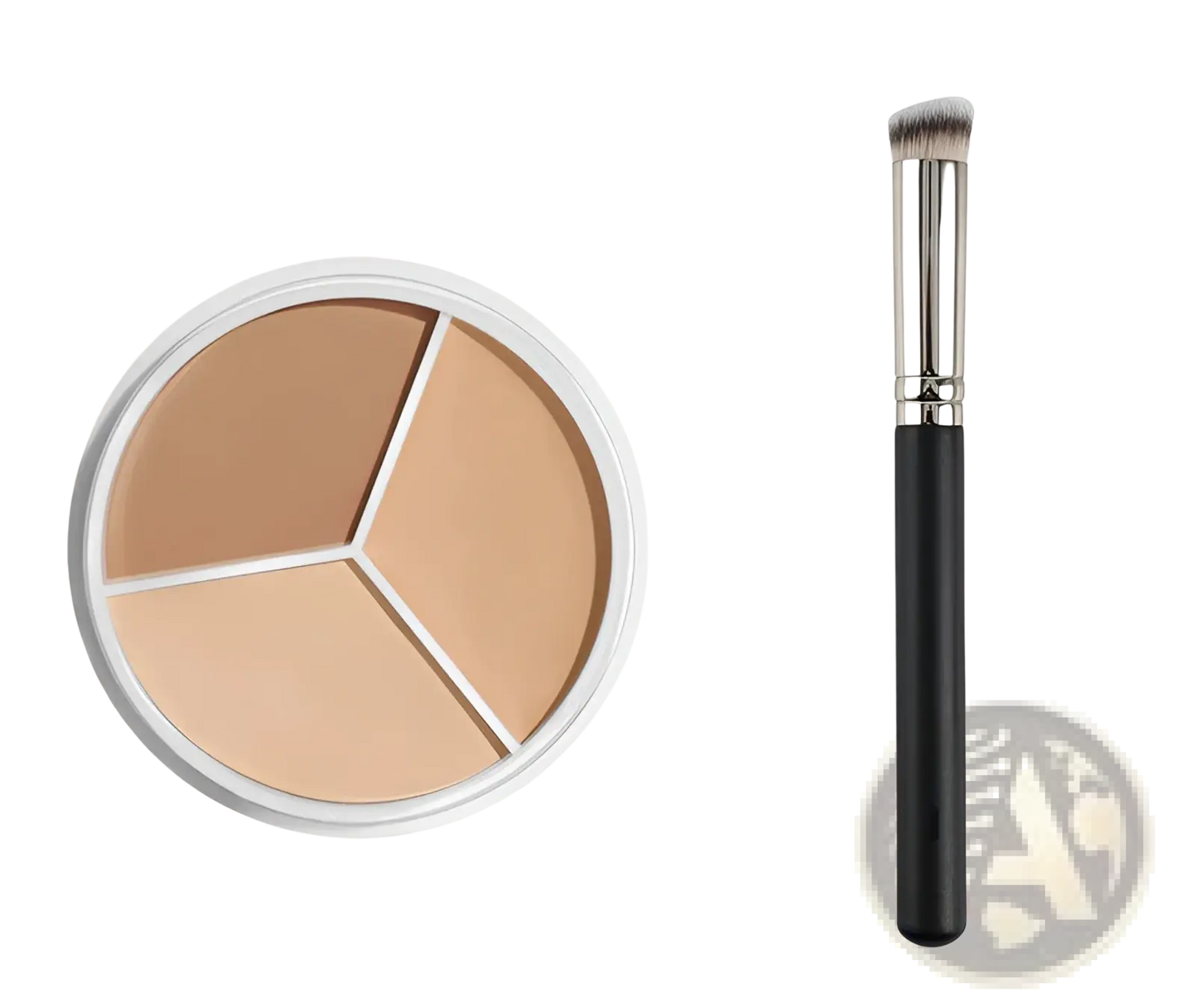Three-color Concealer Palette with Pro 270 Brush