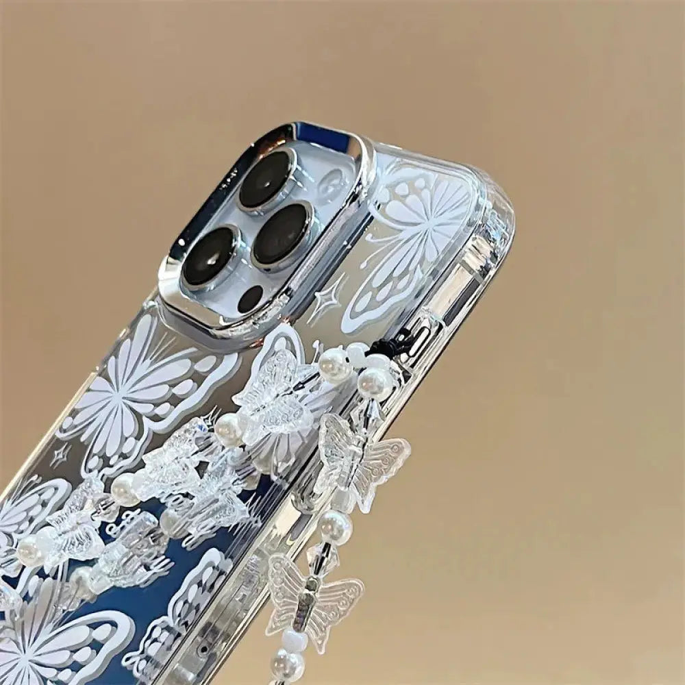 Butterfly Mirror Iphone 15 Pro Max Protective Case