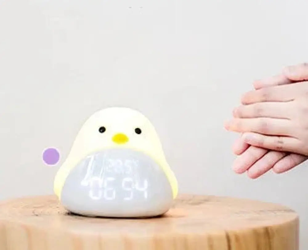 Time Bird Smart Penguin Digital Clock and Night Light