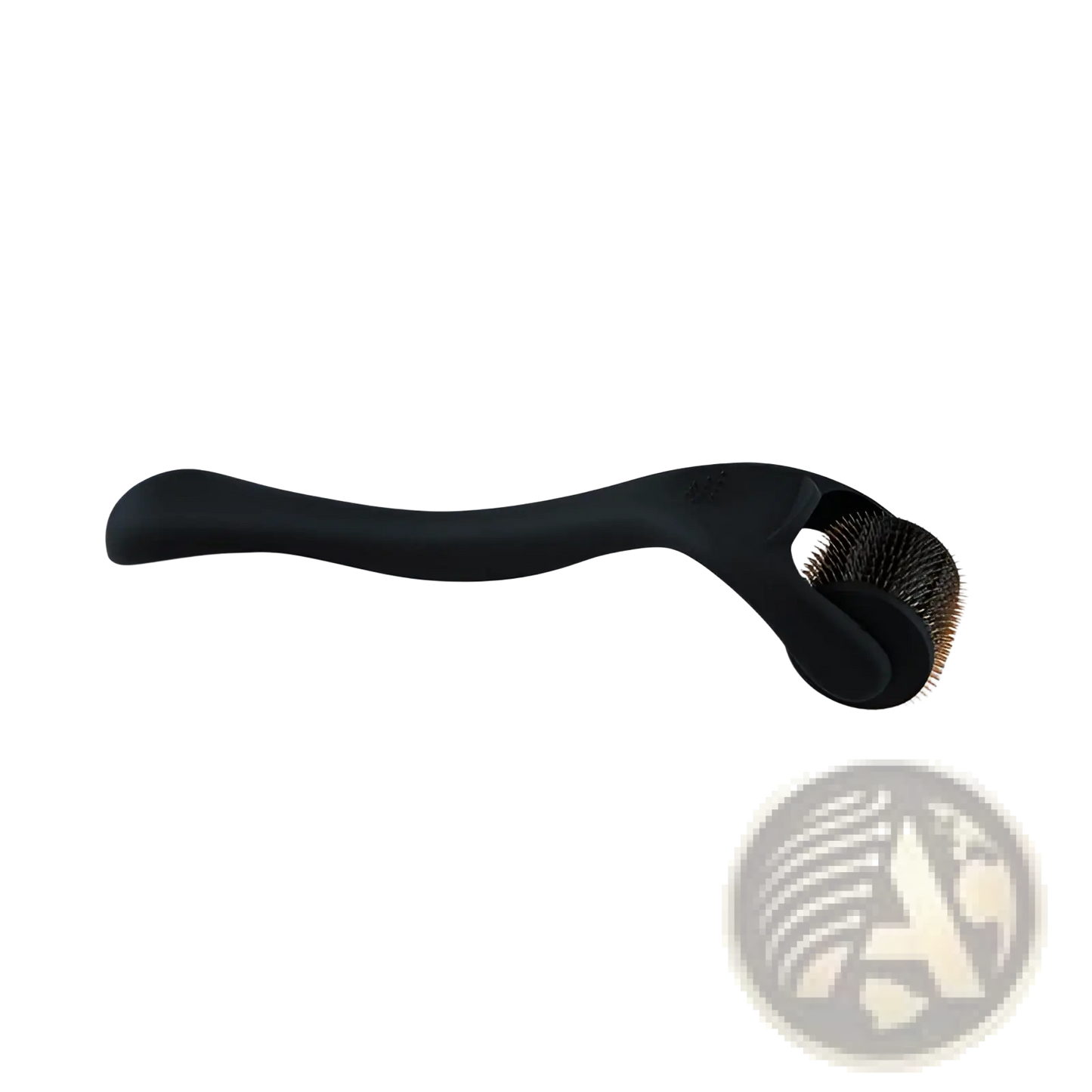 Titanium Beard Roller Matte Black 540 Microneedle