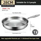 Titanium Hammered Non-stick Frying Pan with Lid