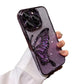 Shatterproof Quicksand Butterfly Crystal Phone Case