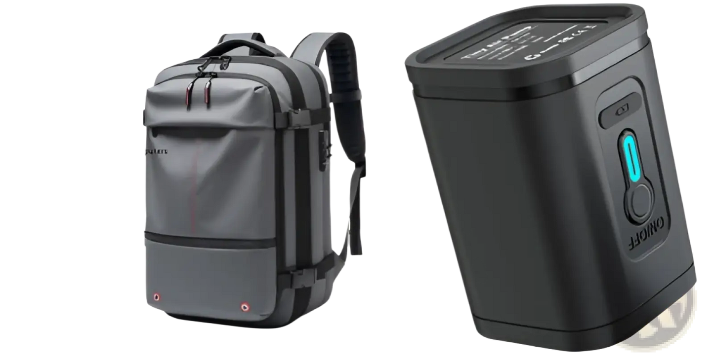 Travel Backpack Vacuum Compression Business Laptop Bag