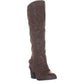 Botas femininas American Rag Emilee marrom escuro tamanho 6 M