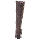 Botas femininas American Rag Emilee marrom escuro tamanho 6 M