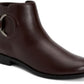 Botas de couro Alfani Step 'N Flex Avvia para mulheres, vinho, tamanho 6 M