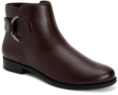 Botas de couro Alfani Step 'N Flex Avvia para mulheres, vinho, tamanho 6 M