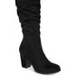 Material Girl Botas femininas Myah Tall pretas tamanho 7,5 M