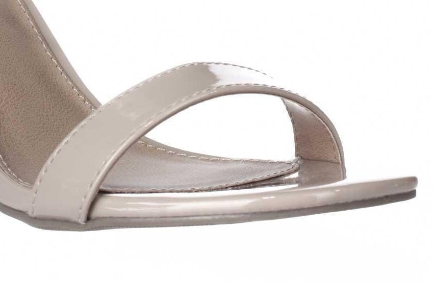 Material Girl Blaire Sandálias Femininas de Duas Peças Cinza Tamanho 11 M