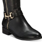 Botas de montaria femininas Thalia Sodi Vigi, pretas, tamanho 6 M
