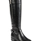 Botas de montaria femininas Material Girl Winnnie Strap pretas 6,5 M