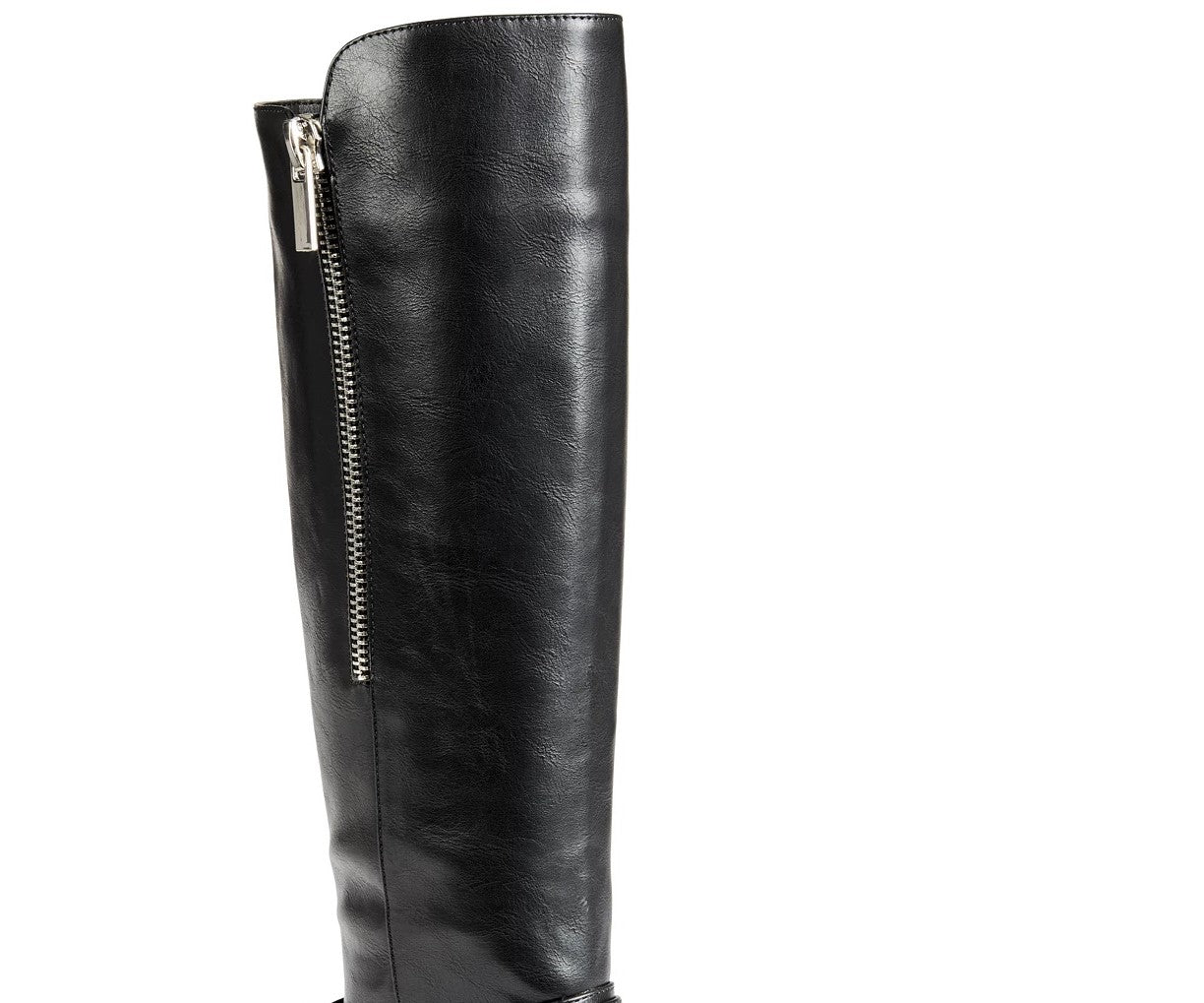 Botas de montaria femininas Material Girl Winnnie Strap pretas 6,5 M