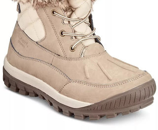 Bearpaw Women's Becka Cold-Weather Boots Beige Size 8