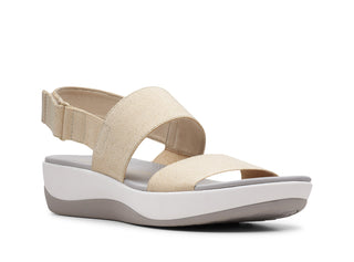 Sandália Clarks Arla Jacory Slingback Feminina Bege Tamanho 8 M