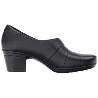 Coleção Feminina Clarks Emslie Warbler Couro Shooties Preto Tamanho 10 M