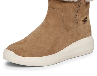 Bota feminina Anne Klein Frizby, bege, tamanho 8,5 M