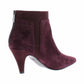 Botas femininas Bandolino Bari bico fino vermelho escuro tamanho 8,5 M