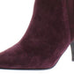 Botas femininas Bandolino Bari bico fino vermelho escuro tamanho 8,5 M