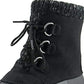 Botas de cano alto femininas Baretraps, resistentes à água, pretas, tamanho 7 M