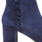 Botas de cano curto Rockport Total Motion Oaklee com babados, tamanho 7 W, azul marinho